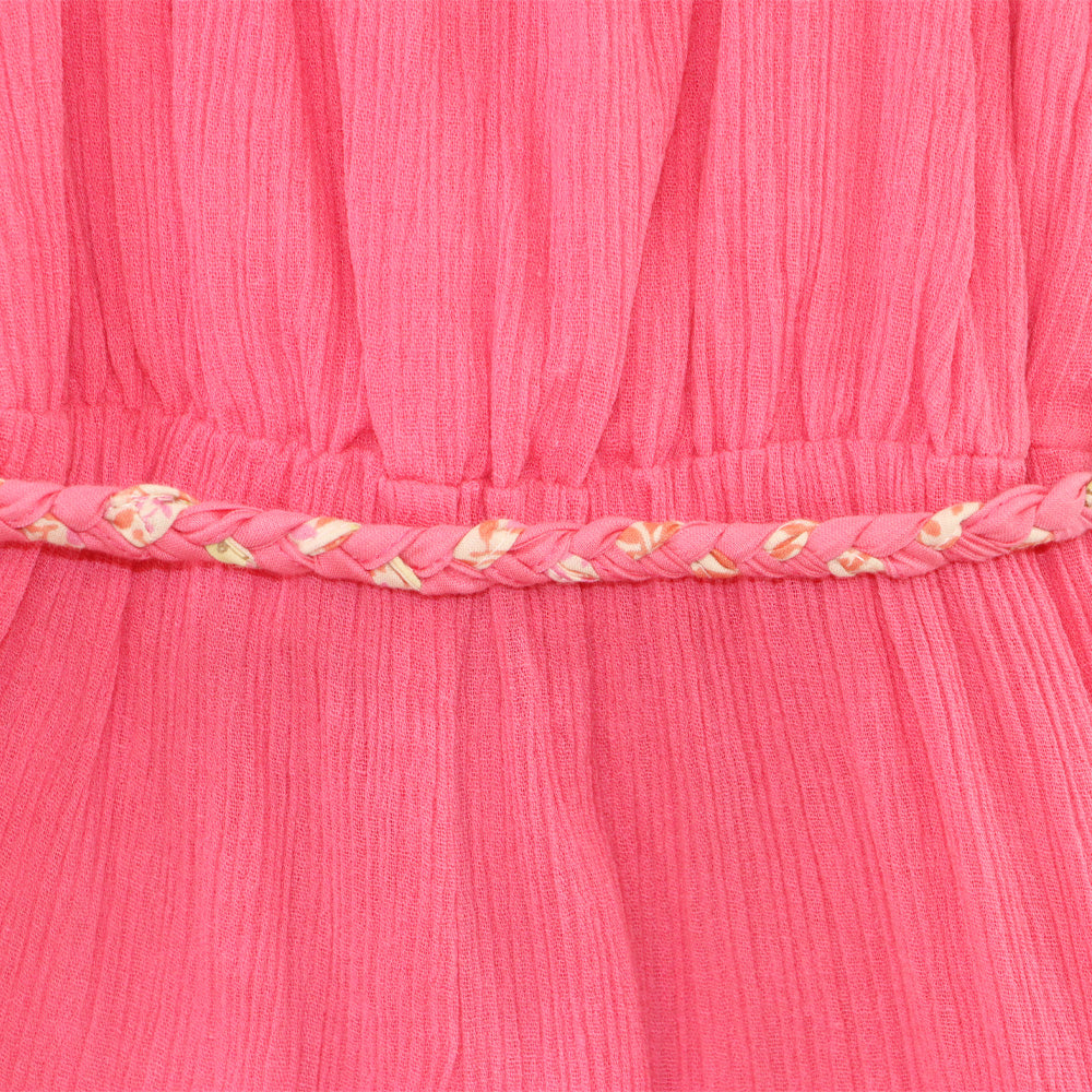 I Love Gorgeous Girls Pink Big Apple Cotton Play Suit