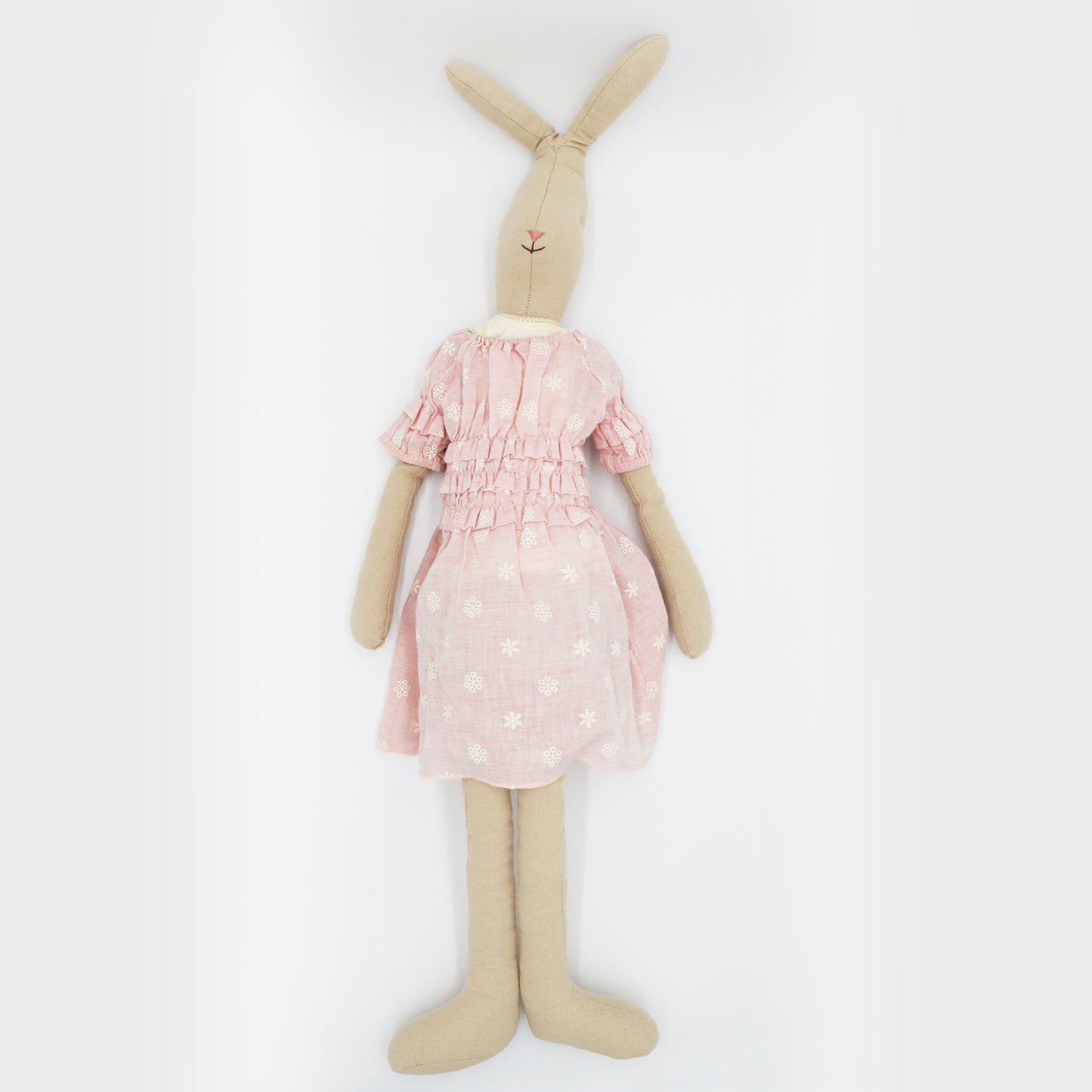Maileg Rabbit Girl Pink Large Plush Soft Fabric Bunny Toy