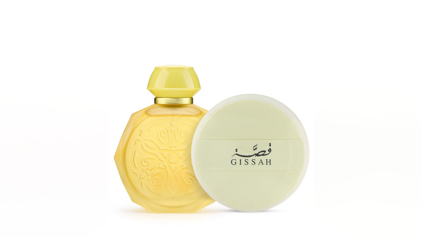 Gissah Solar Unisex Eau de Parfum and Scented Powder Set