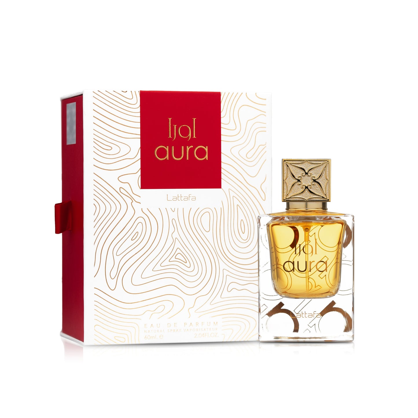 Lattafa Aura Luxury Eau De Parfum 60ml Saffron Jasmine Scent