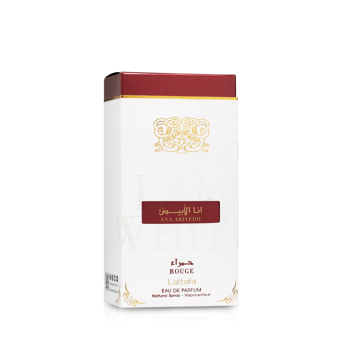 Lattafa Ana Abiyedh Rouge Eau De Parfum 60ml Long Lasting Fragrance
