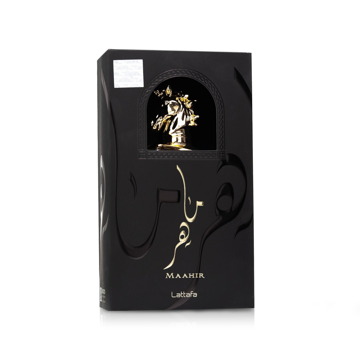 Lattafa Maahir Gold Eau De Parfum 100ml Exotic Saffron Oud Leather Scent