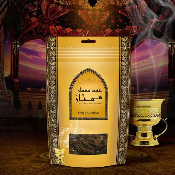 Swiss Arabian Oud Muattar Mumtaz Luxury Incense 500g Floral Bakhoor