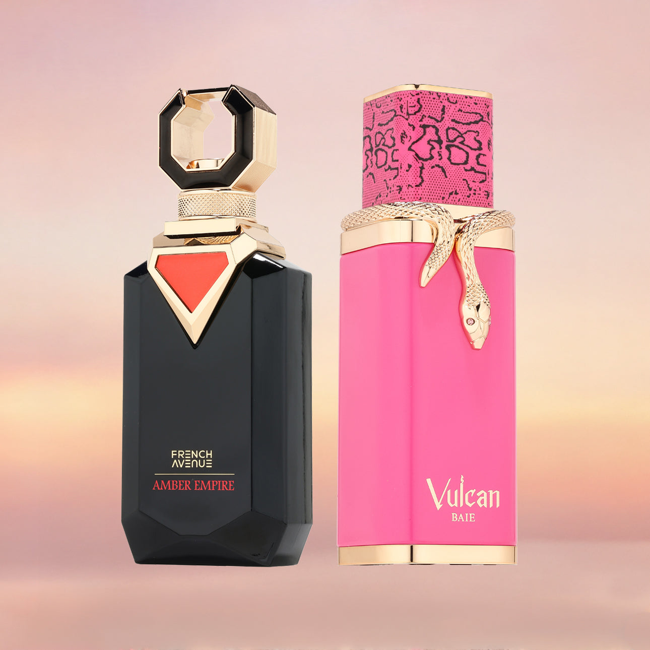 Fragrance World Amber Empire and Vulcan Baie Luxury Perfume Duo