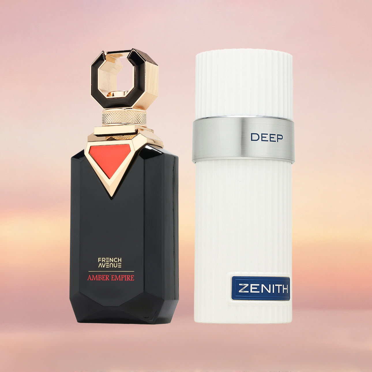 Fragrance World Words of Affirmation Amber Empire and Zenith Deep