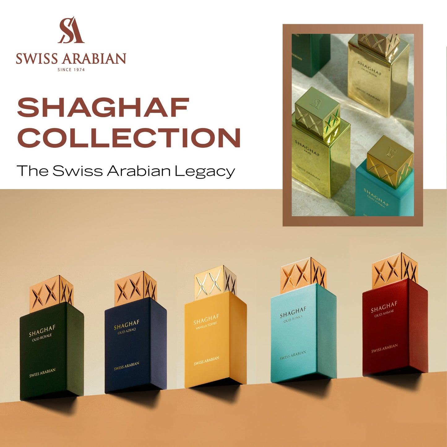 Swiss Arabian Shaghaf Oud Aswad Unisex Eau De Parfum 75ml Spray