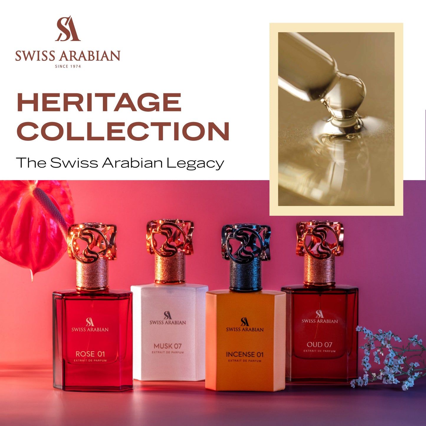 Swiss Arabian Heritage Tobacco 01 Long Lasting Extrait De Parfum