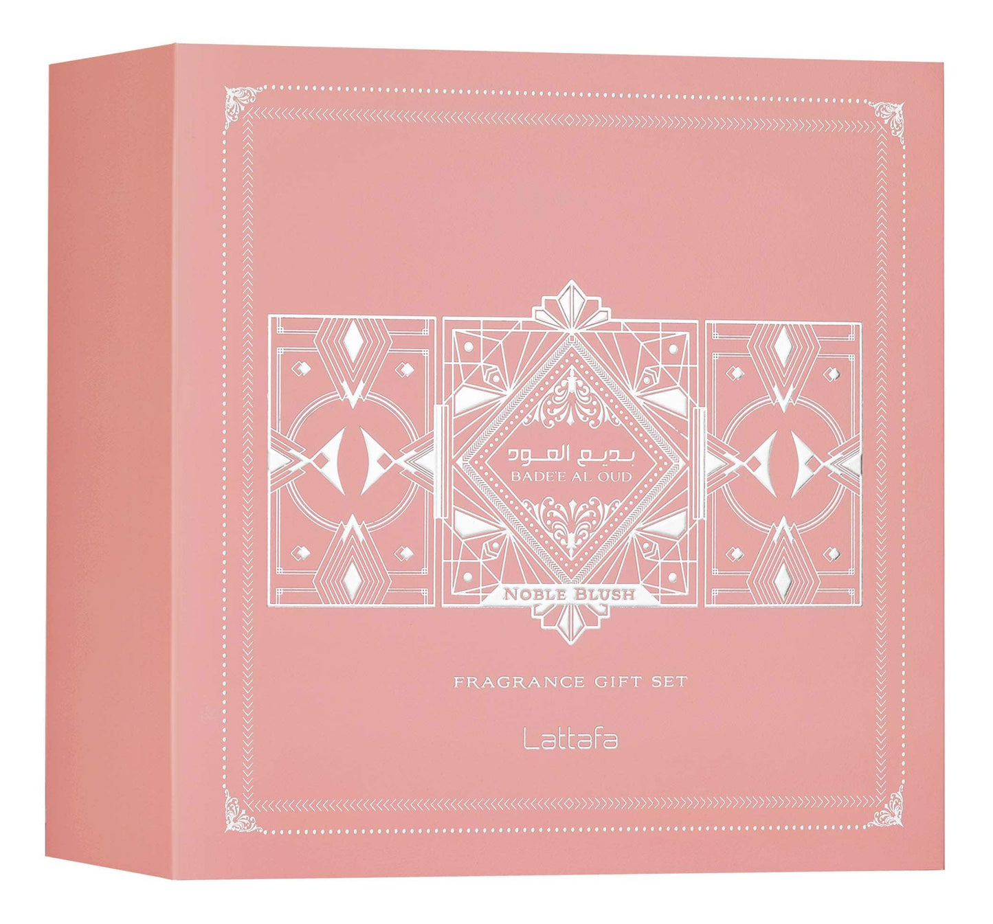 Lattafa Badee Al Oud Noble Blush Luxury Fragrance Gift Set