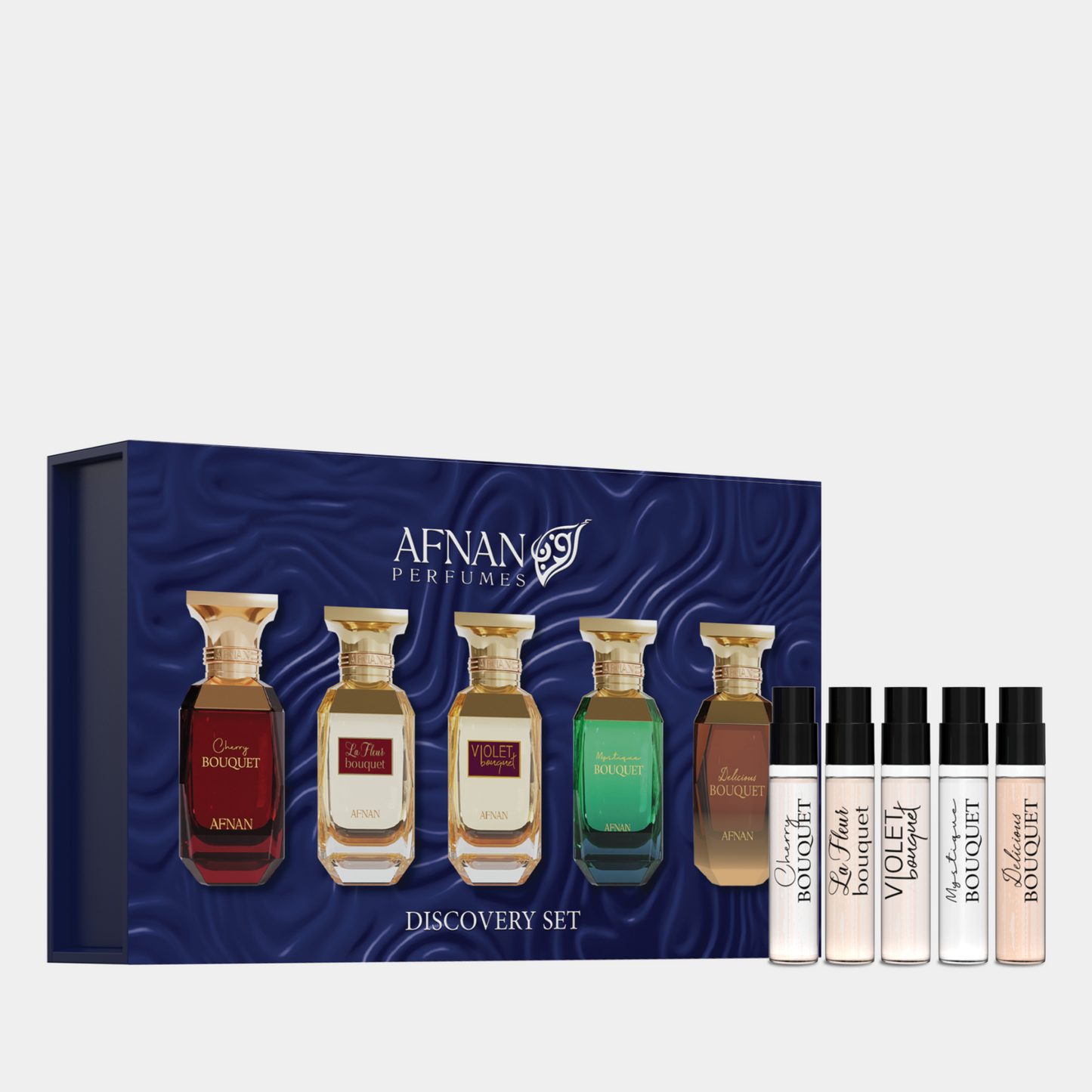 Afnan Bouquet Series Discovery Kit Women's Floral Fragrance Sampler Set