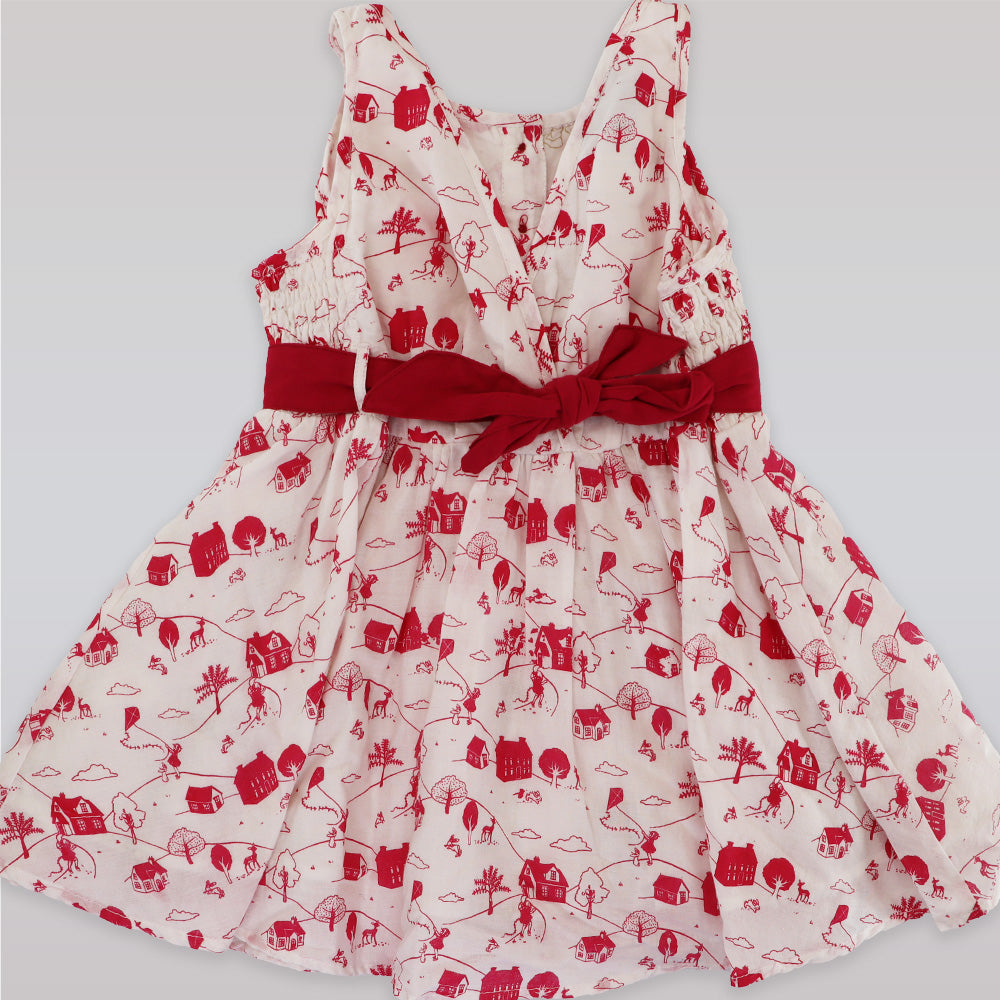 Belle & Boo Up The Hill Cotton Floral Girls Blouse Top