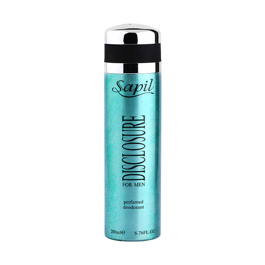 Sapil Disclosure Men's Long Lasting Woody Fragrance Body Spray Deodorant