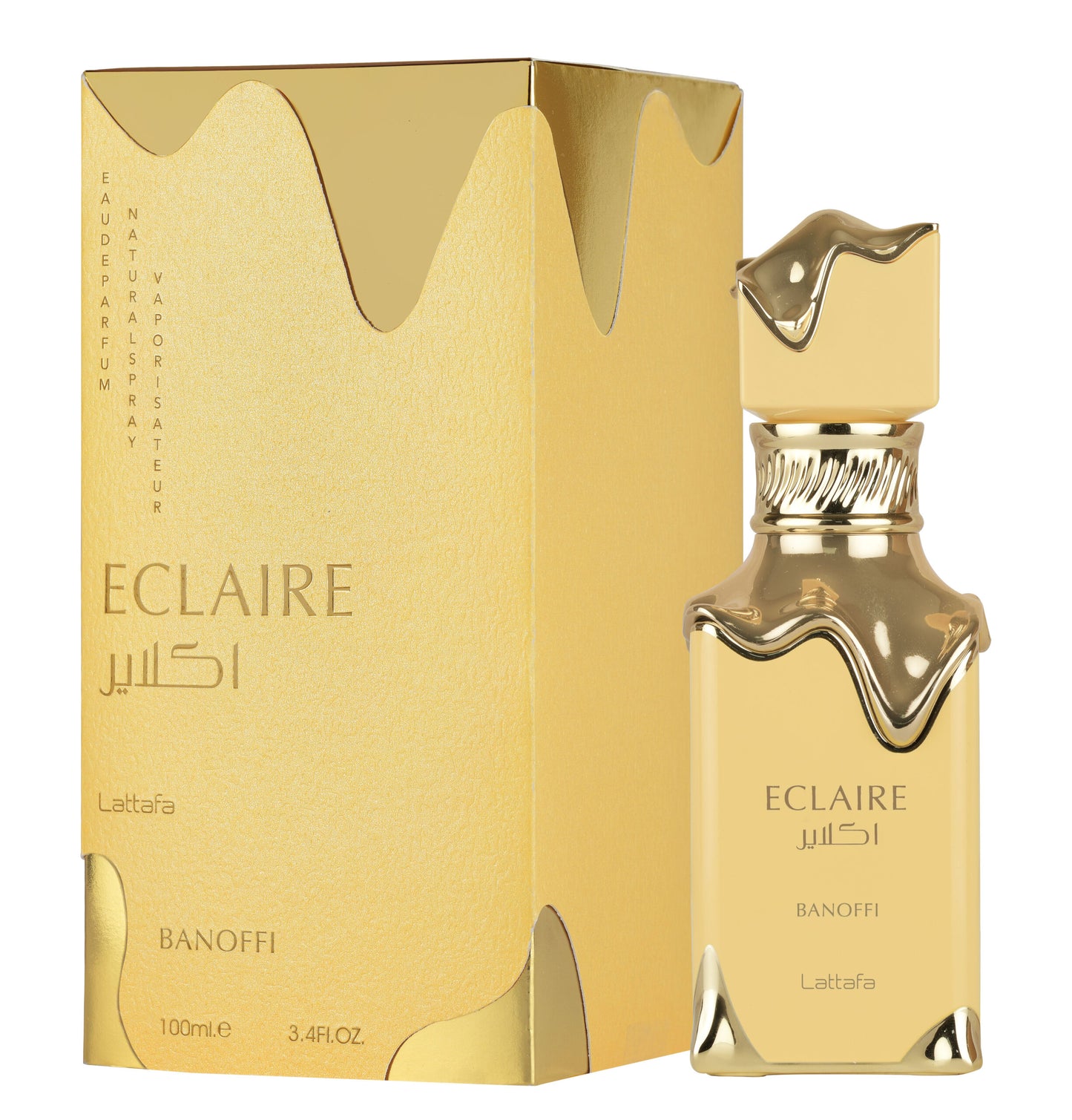 Lattafa Eclaire Banoffi Eau De Parfum Gourmet Banana Vanilla Fragrance 100ml