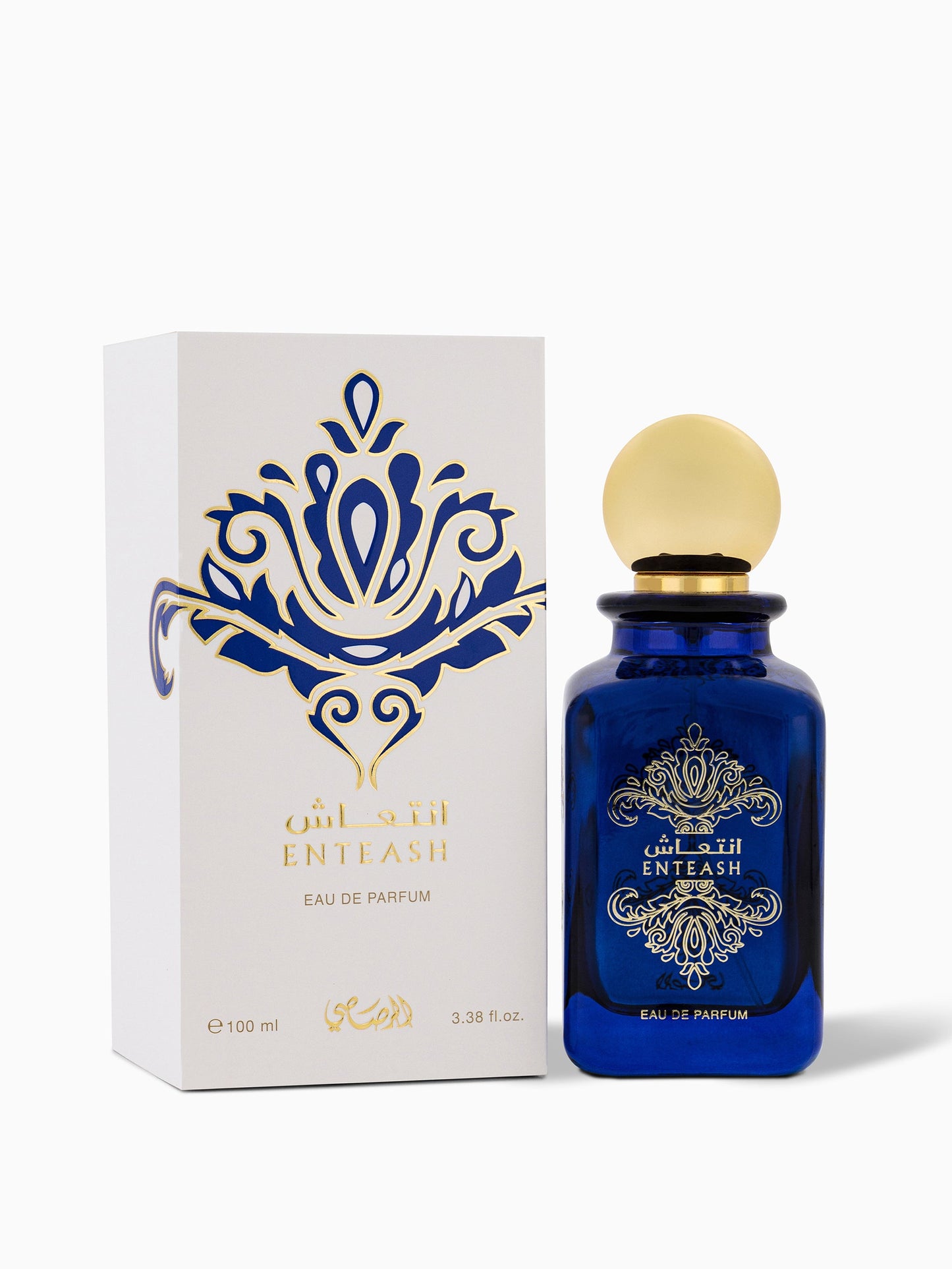 Rasasi Enteash Eau de Parfum Spray with Cardamom and Caramel