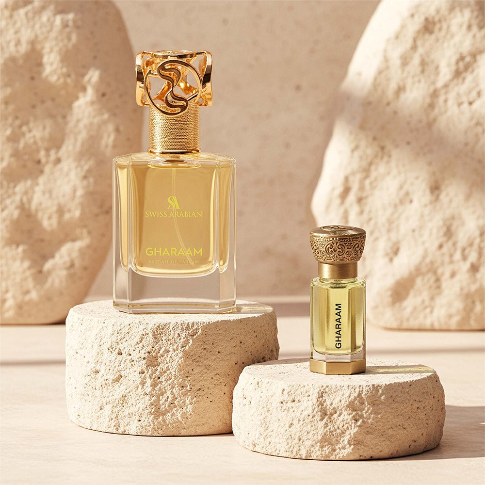 Swiss Arabian Gharaam Perfume Spray and Concentrated Oil Duo