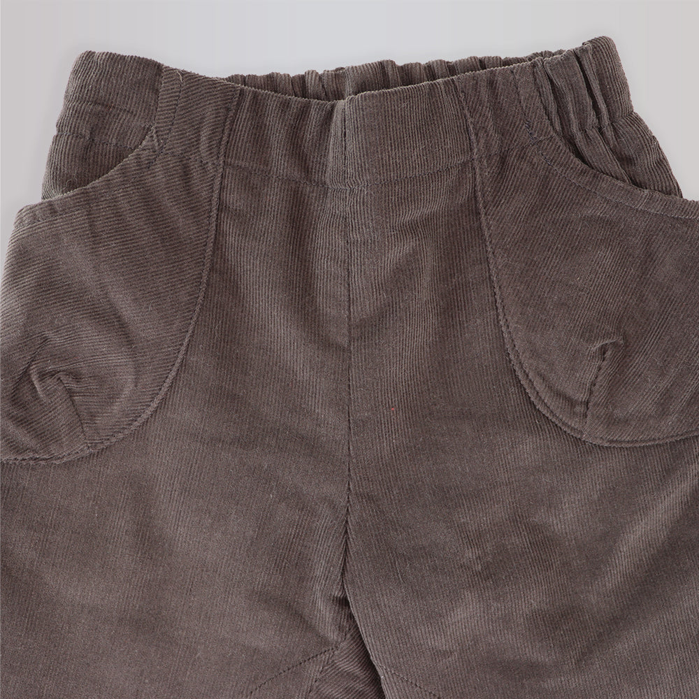 La Stupenderia Panu Boys Dark Grey Tailored Comfort Fit Pants