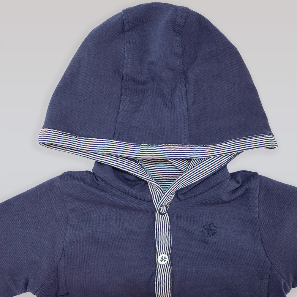 Noppies Baby Navy Blue Soft Cotton Graphic Printed T-Shirt
