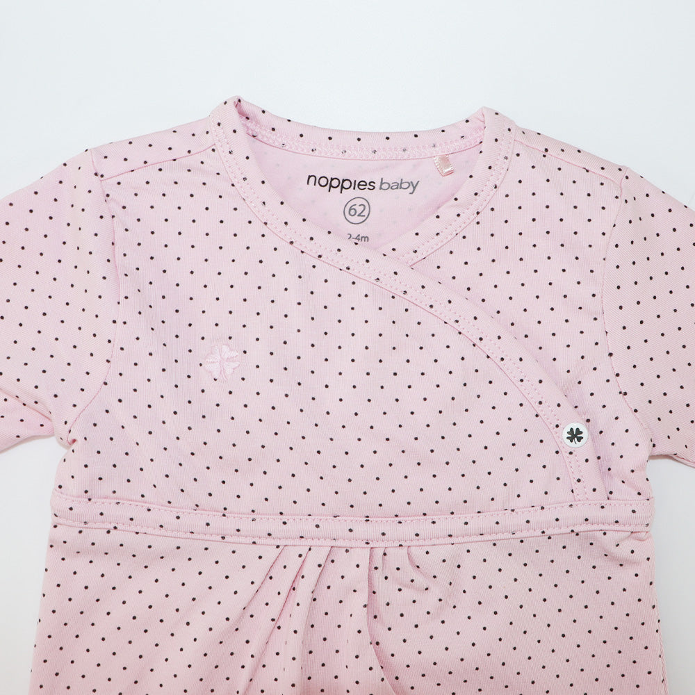 Noppies Baby Light Rose Long Sleeve Wrap Front Patterned Top