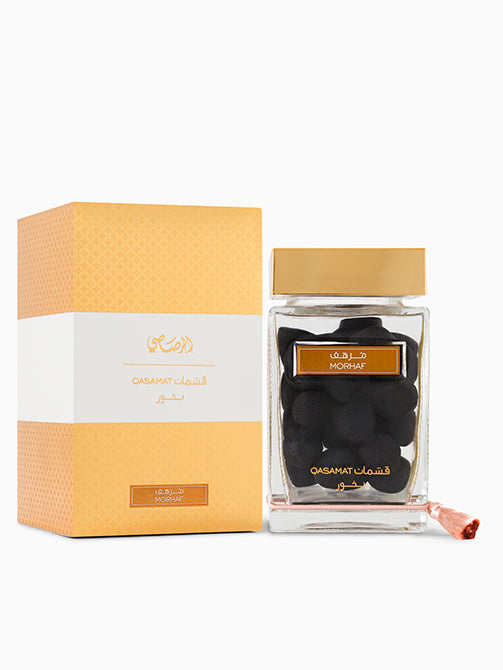 Rasasi Qasamat Morhaf Luxury Arabian Bakhoor Incense 130G