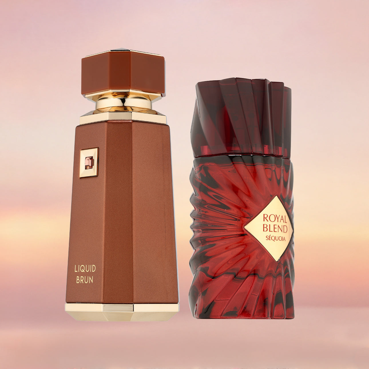 Fragrance World Royal Blend Sequoia and Liquid Brun Perfume Duo