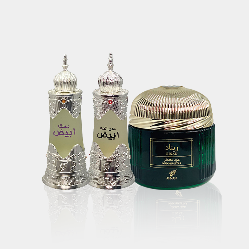 Afnan Perfumes Ramadan Oud Musk Trio Fragrance Gift Set