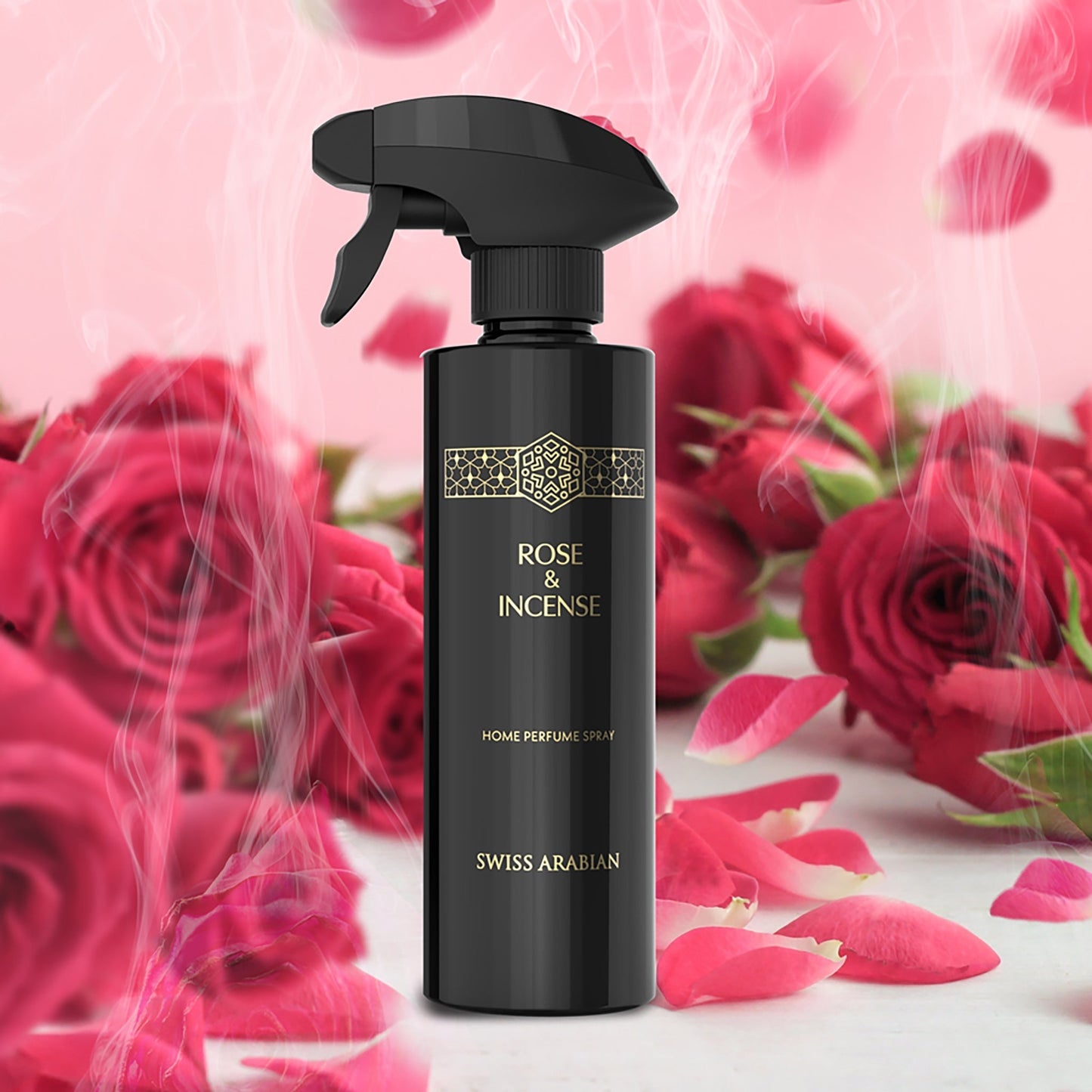Swiss Arabian Rose and Incense Luxury Home Room Fragrance Spray