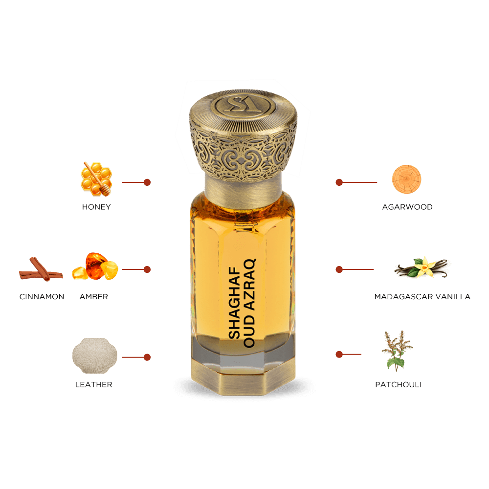 Swiss Arabian Shaghaf Oud Azraq Amber Oud Concentrated Perfume Oil
