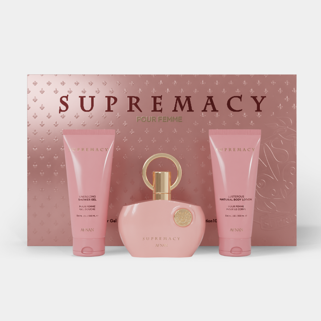 Afnan Supremacy Pink Floral Fragrance Gift Set for Women