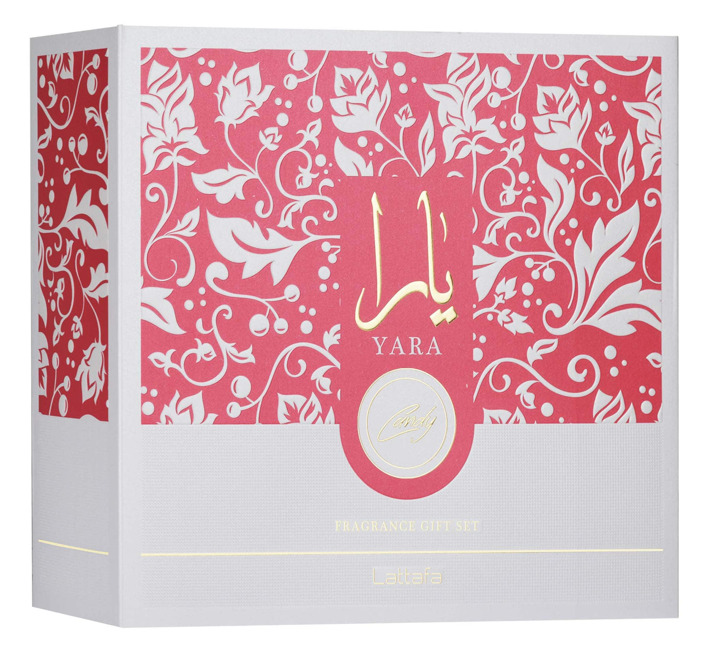 Lattafa Yara Candy Luxury Gift Set with EDP Hairmist and Oil