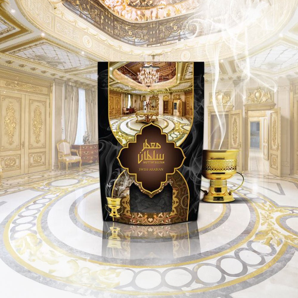 Swiss Arabian Oud Muattar Sultan Luxurious Musk and Rose Bakhoor