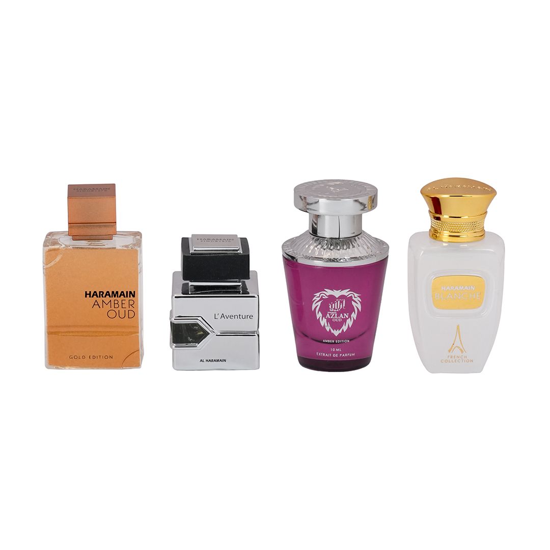 Haramain Travel Exclusive 4 Piece Unisex Eau De Parfum Set
