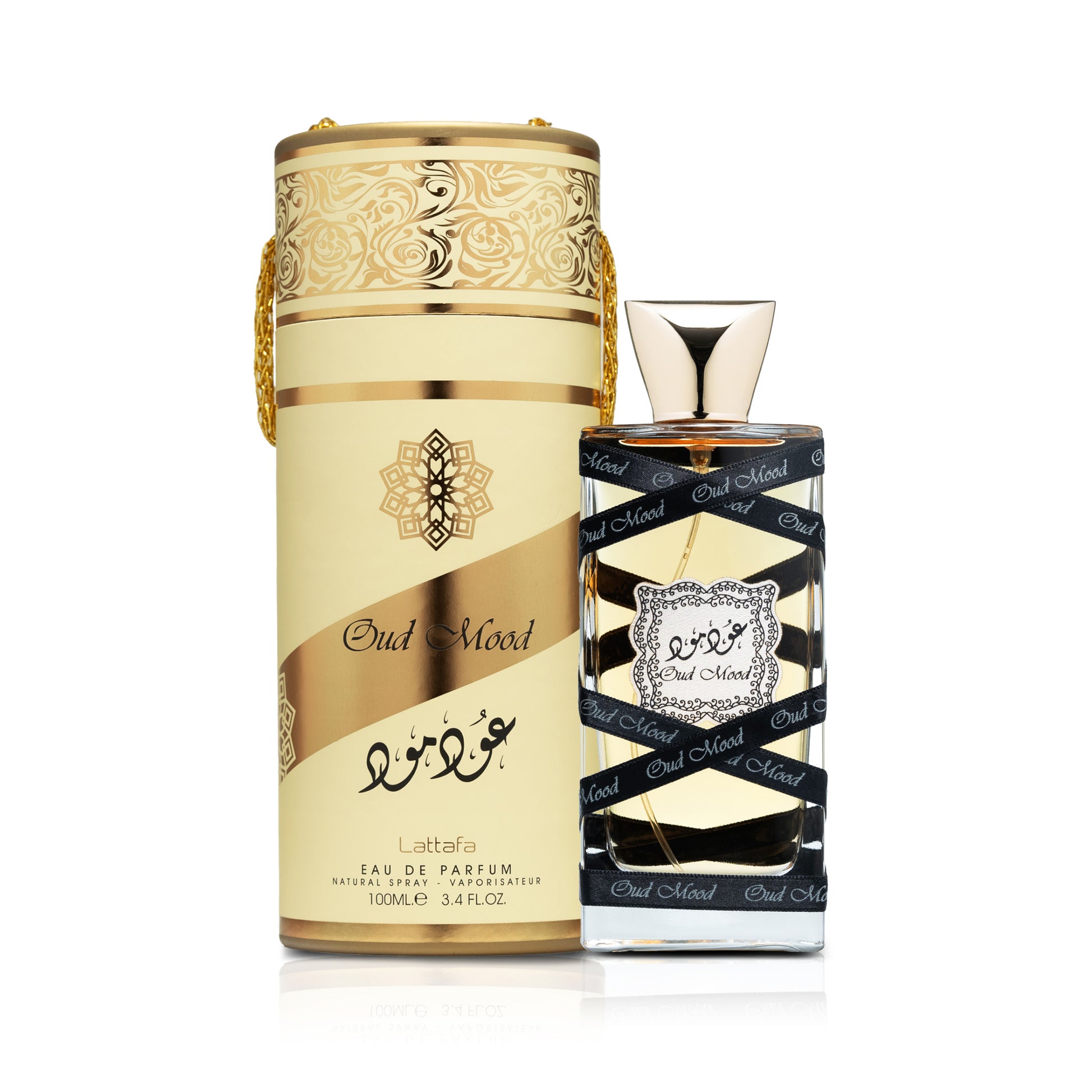 Lattafa Oud Mood Eau De Parfum 100ml Long Lasting Woody Scent
