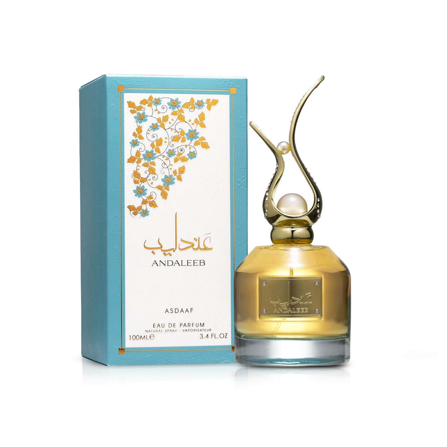 Asdaaf Andaleeb Lattafa 100ml Long Lasting Citrus Floral Perfume Spray
