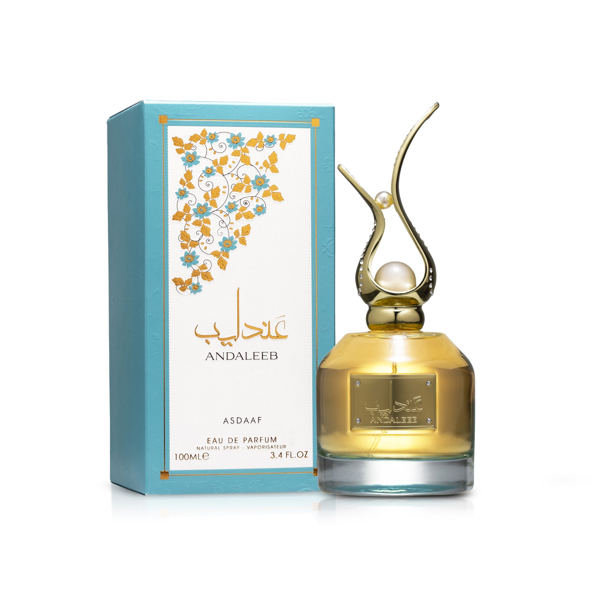 Asdaaf Andaleeb Lattafa 100ml Long Lasting Citrus Floral Perfume Spray