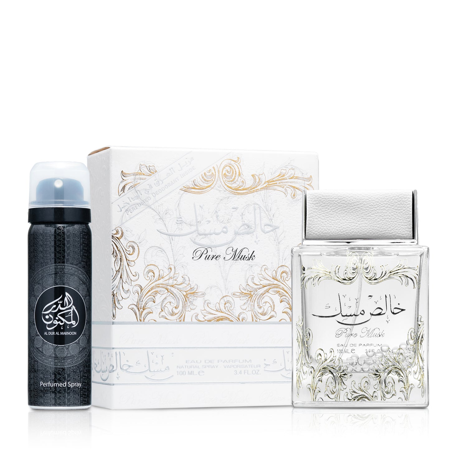 Lattafa Pure Musk Eau De Parfum 100ml Long Lasting Fragrance