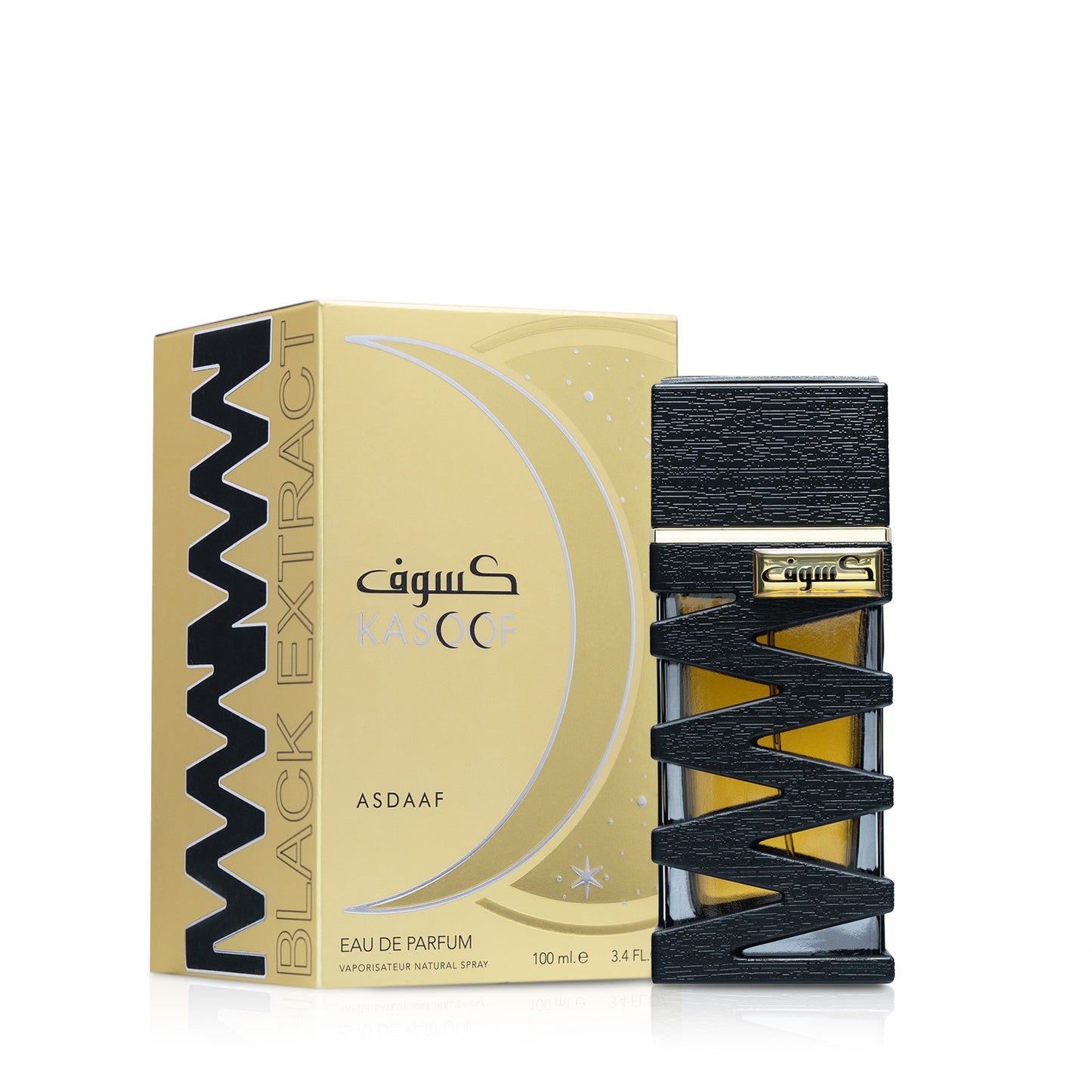 Asdaaf Kasoof Black Eau De Parfum Long Lasting Spicy Fragrance 100ml
