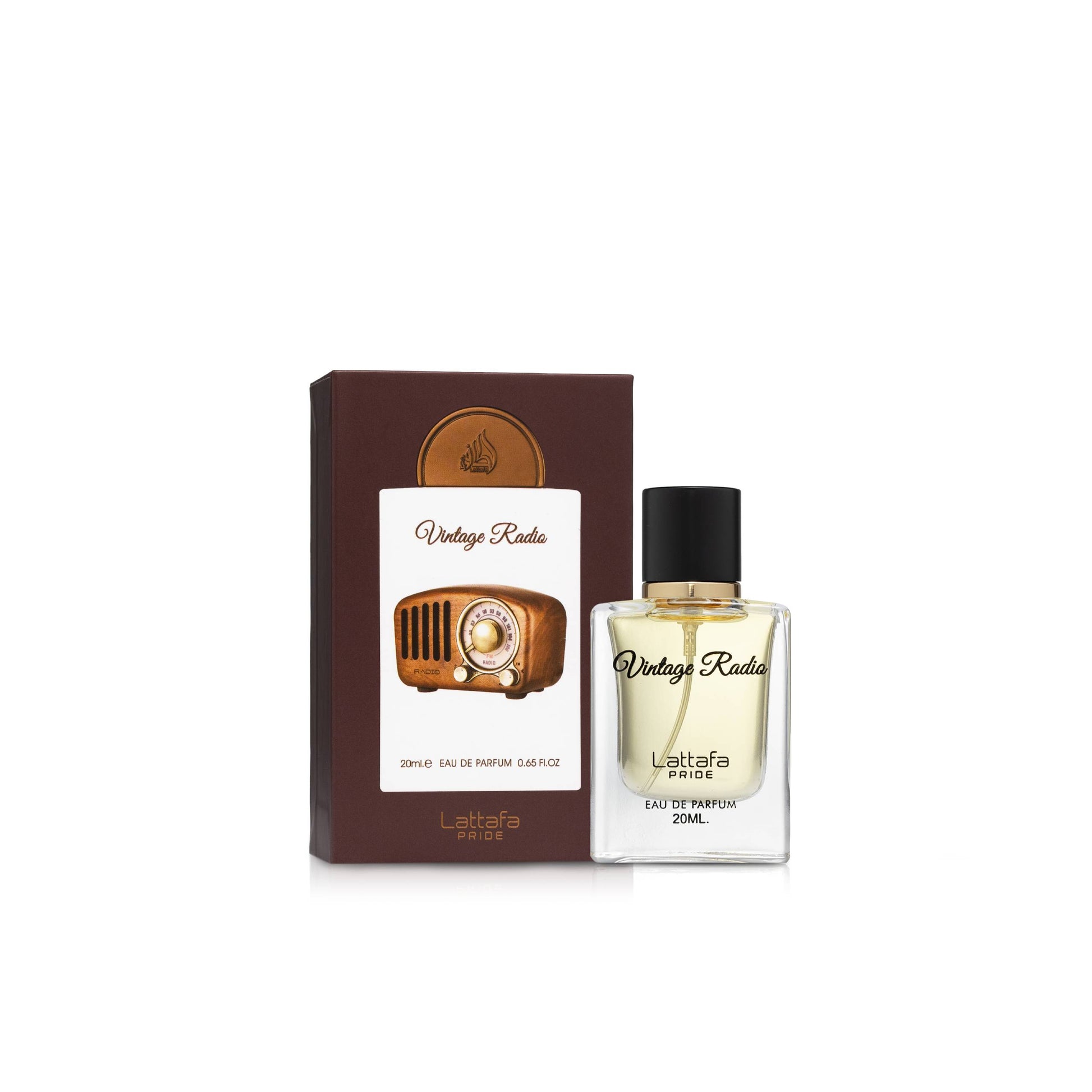 Lattafa Vintage Radio Eau De Parfum 20ml Long Lasting Fragrance