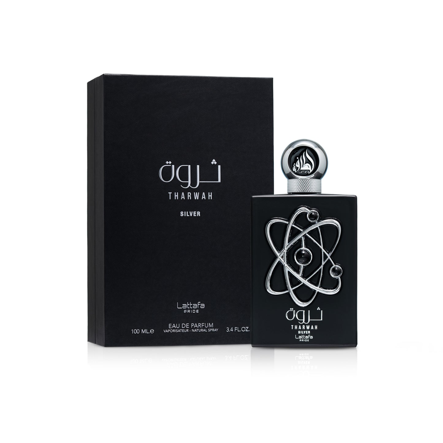 Tharwah Silver Aromatic Eau De Parfum with Mint and Cedarwood