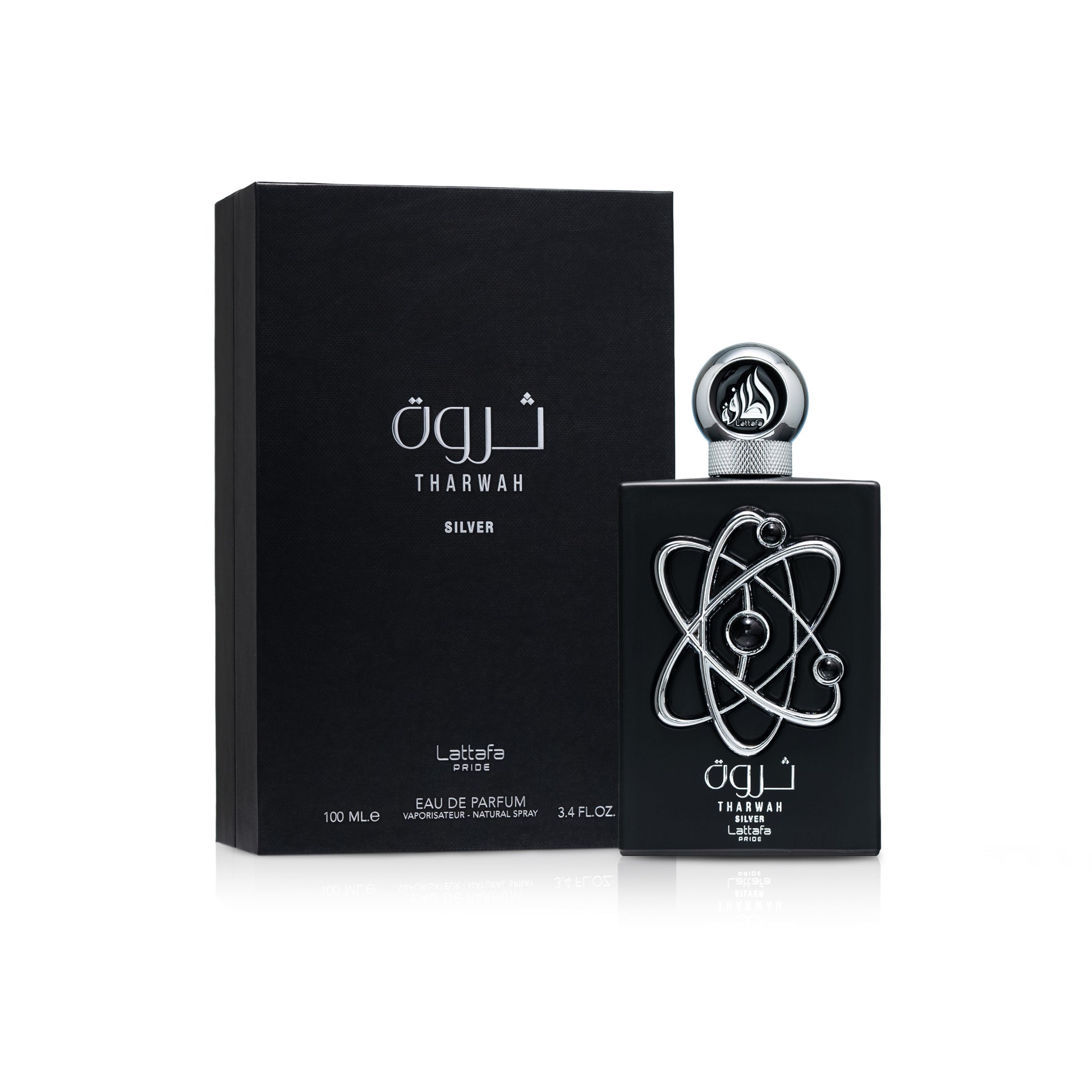 Tharwah Silver Aromatic Eau De Parfum with Mint and Cedarwood