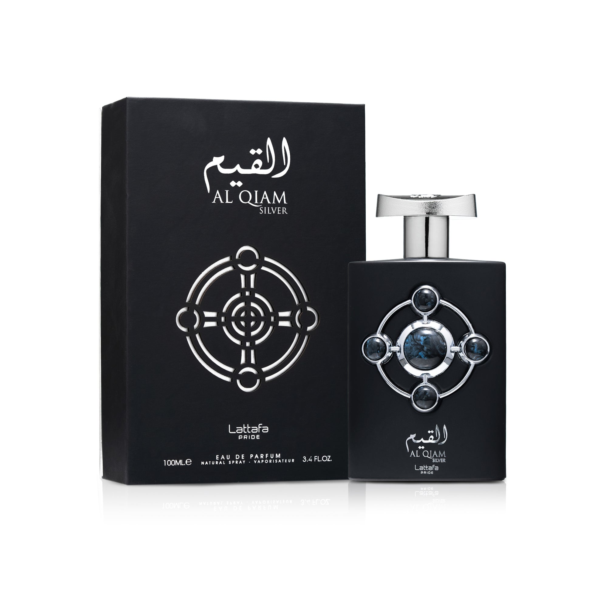 Lattafa Pride Al Qiam Silver Woody Aromatic Eau de Parfum 3.4oz