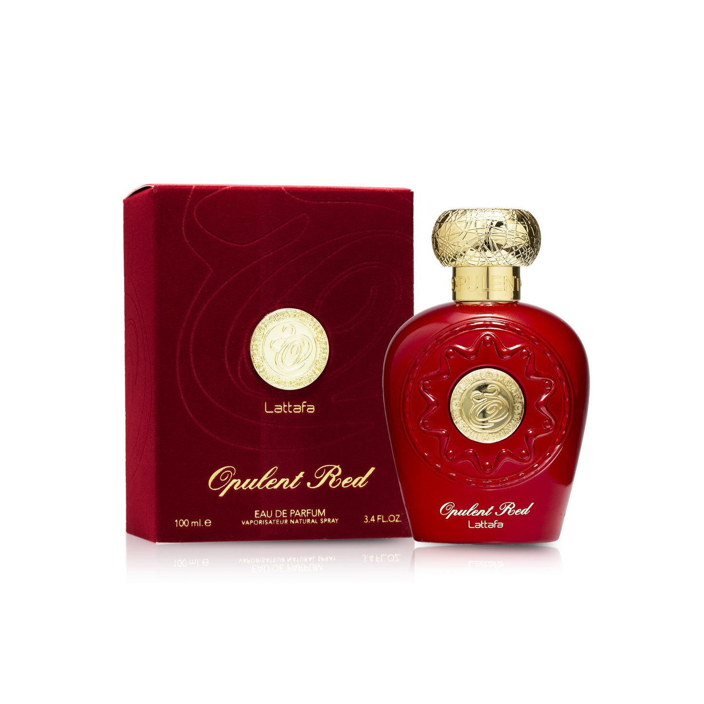 Lattafa Opulent Red Eau De Parfum 100ml Warm Saffron Fragrance