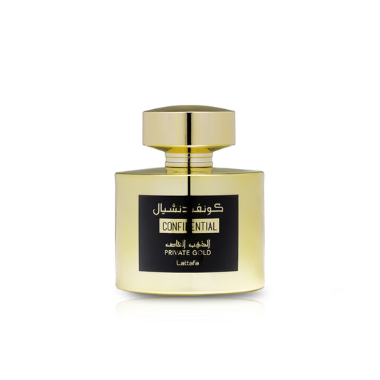 Lattafa Confidential Private Gold Eau de Parfum 100ml Fragrance