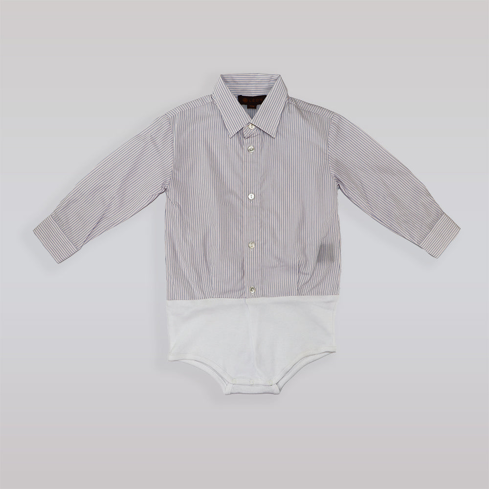 Fleurisse & Leon Bernard Striped Cotton Romper for Toddlers