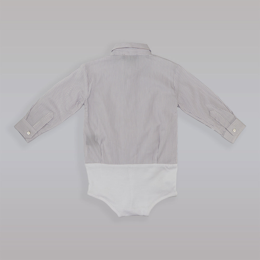 Fleurisse & Leon Bernard Striped Cotton Romper for Toddlers