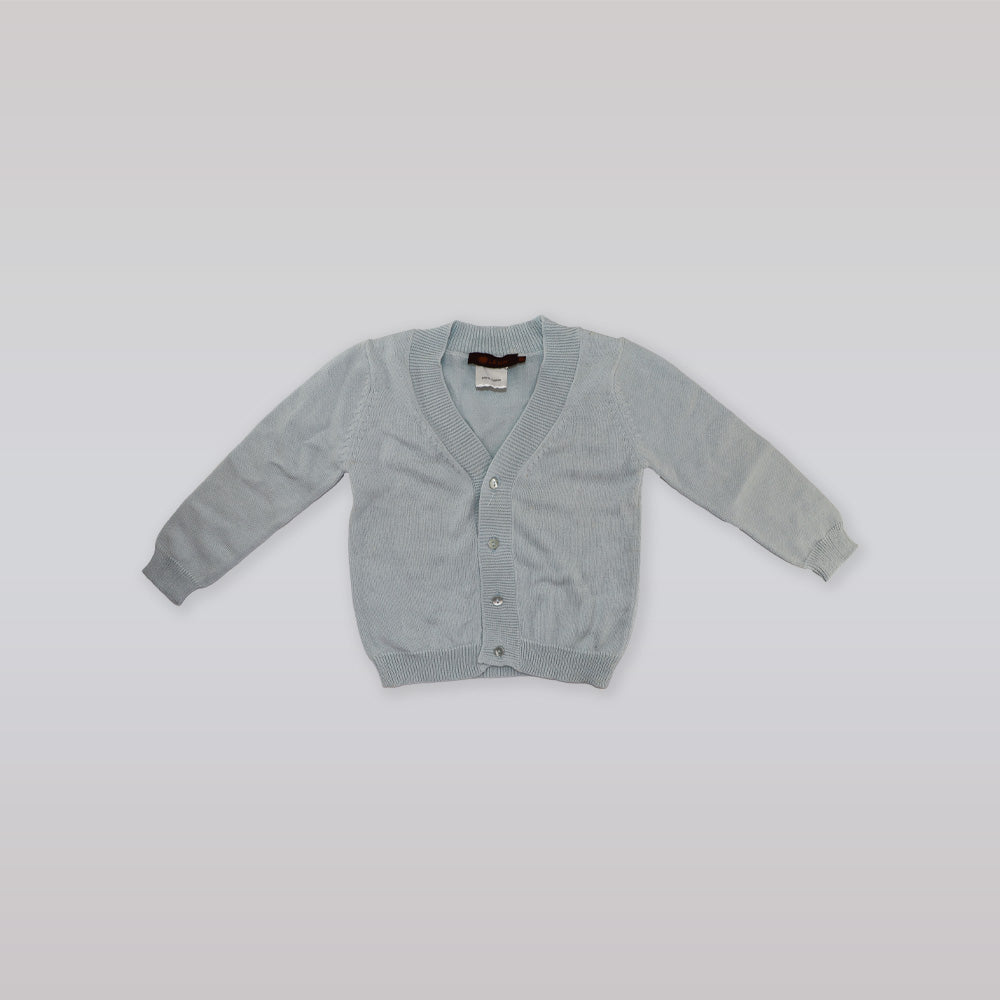 Fleurisse and Leon Paul Navy Blue Knitted Toddler Cardigan