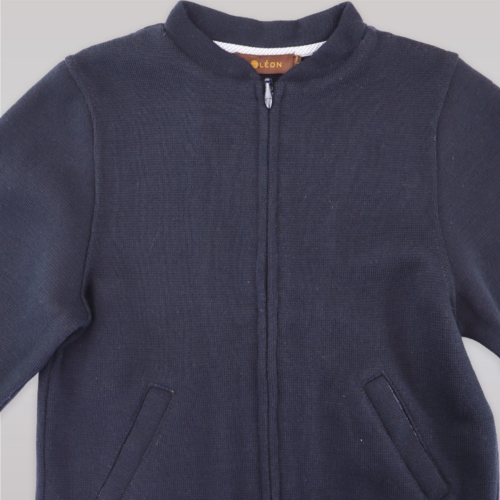 Fleurisse & Leon Kids Kings Wood Dark Navy Woolen Jacket