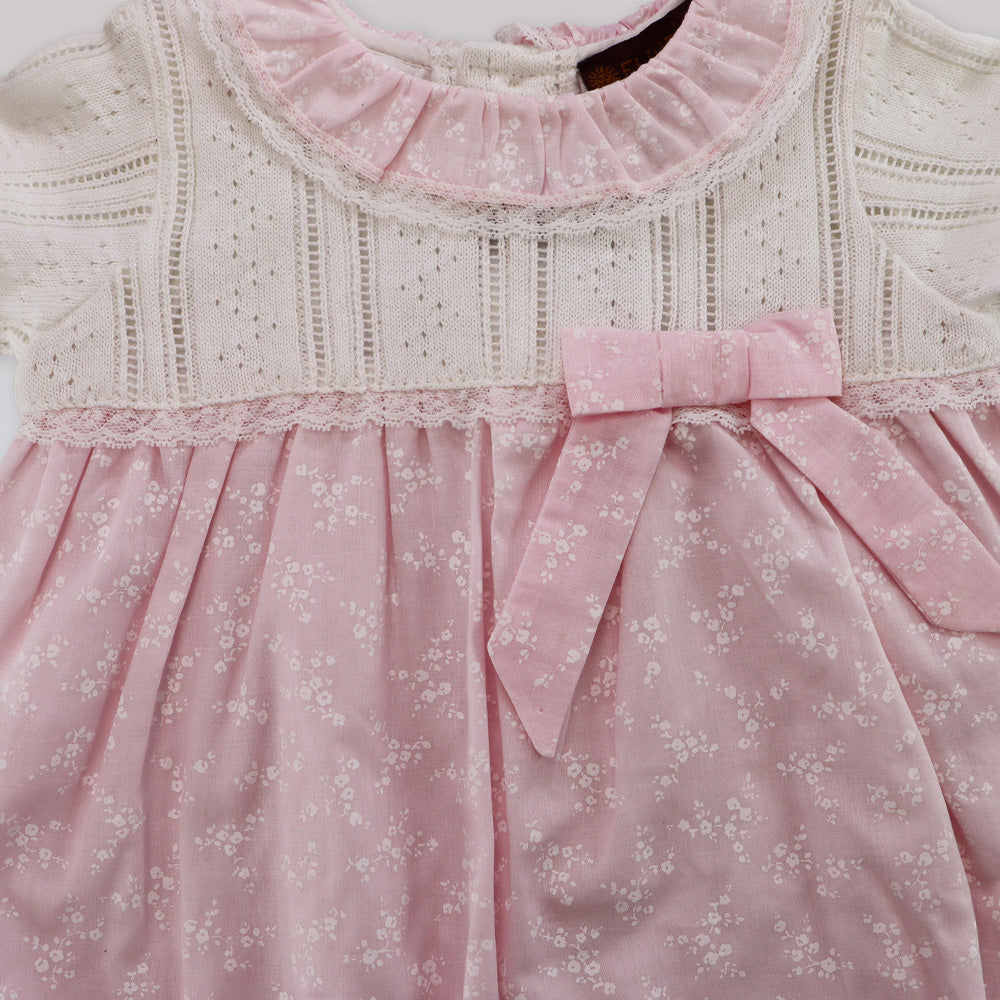 Fleurisse & Leon Elegant Pink Floral Bella PK Toddler Dress