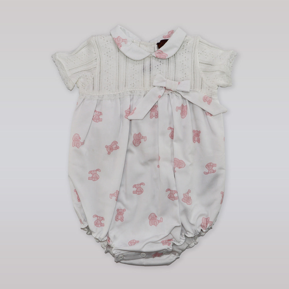 Fleurisse & Leon Bella Pink Floral Baby Dress 18 Months