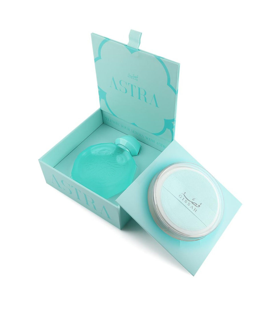 Gissah Astra Fragrance Set Featuring 60ml EDP and 10g Powder