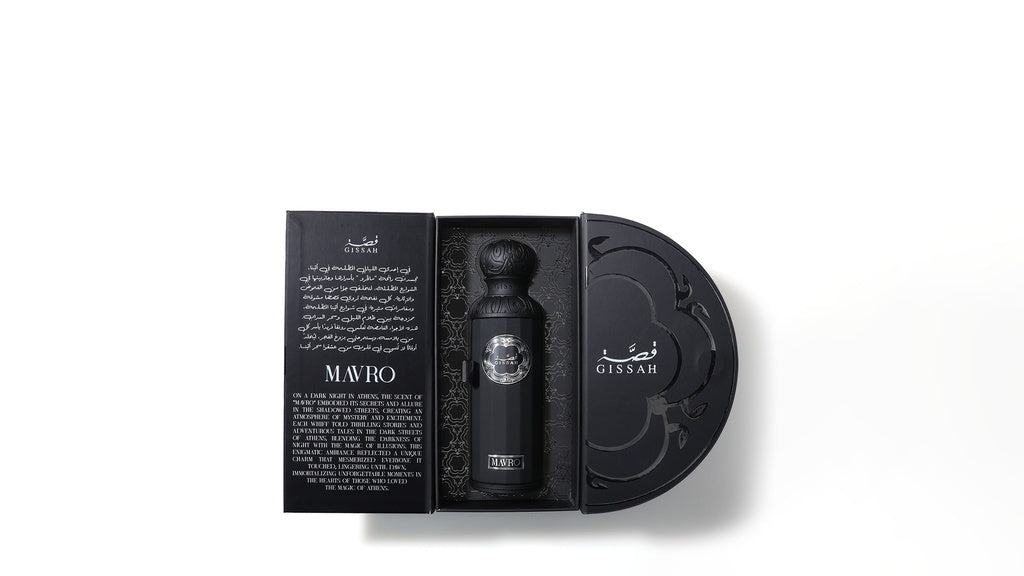 Gissah Mavro Eau de Parfum for Men - Woody Spicy Citrus Fragrance
