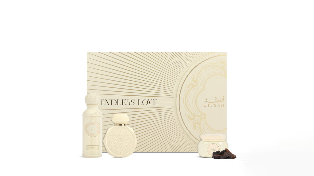 Gissah Endless Love Unisex Fragrance Set with Perfumes and Mamoul